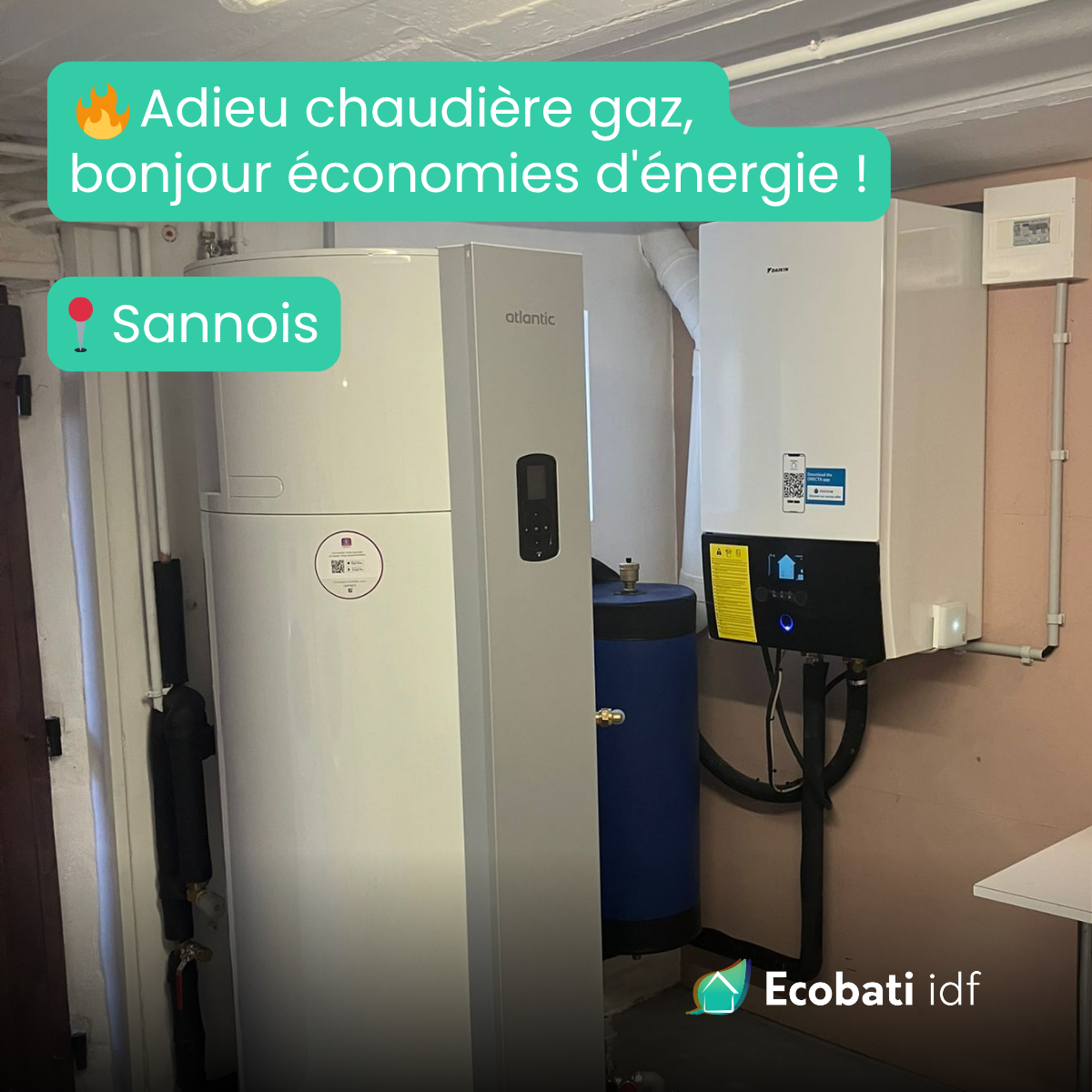 Installation PAC et chauffe-eau thermodynamique à Sannois
